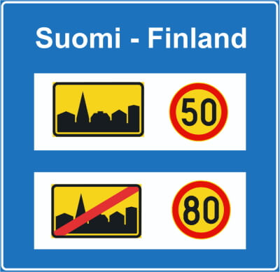 9511: Yleiset nopeusrajoitukset