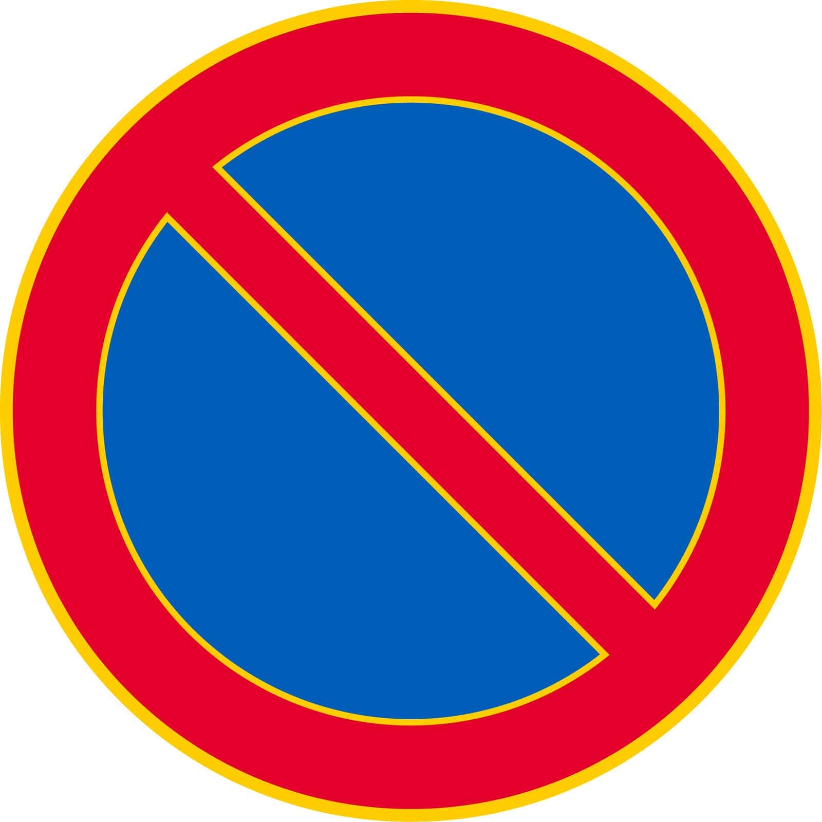 Liikennemerkki C38: Pysäköinti kielletty