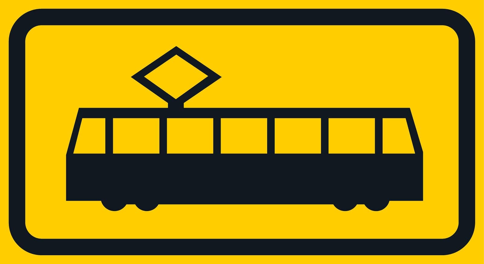 Liikennemerkki E7: Raitiovaunupysäkki