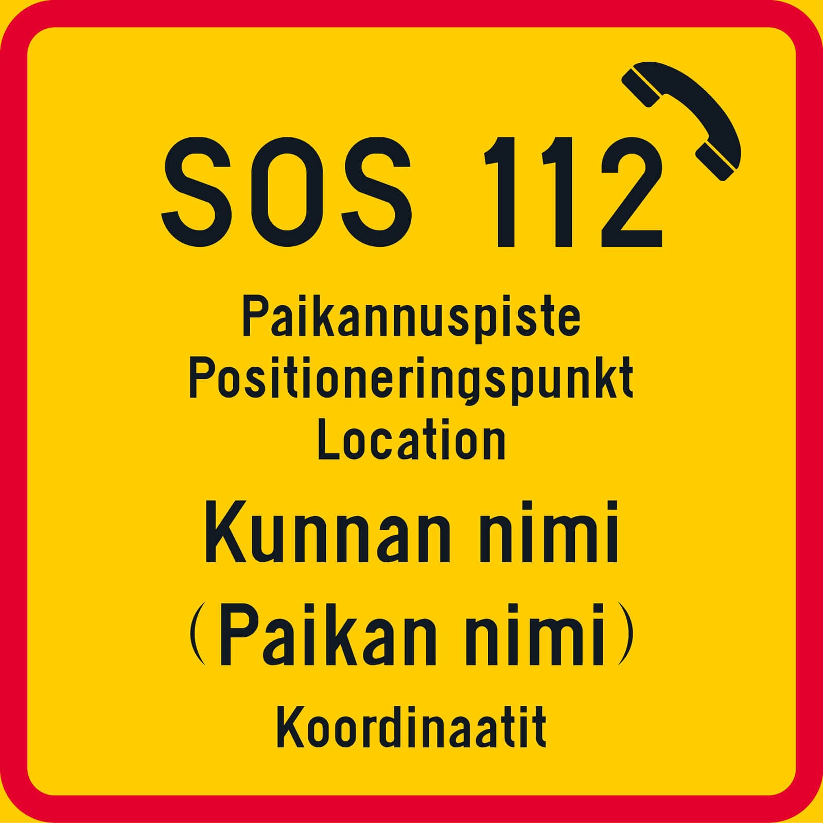 Liikennemerkki I14: Paikannusmerkki