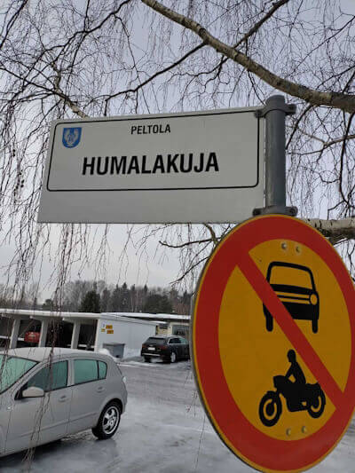 Liikennemerkki Humalakuja